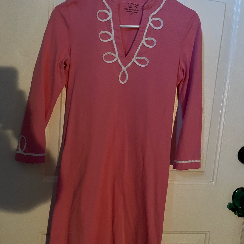 Vineyard Vines Pink Cotton Beach Coverup